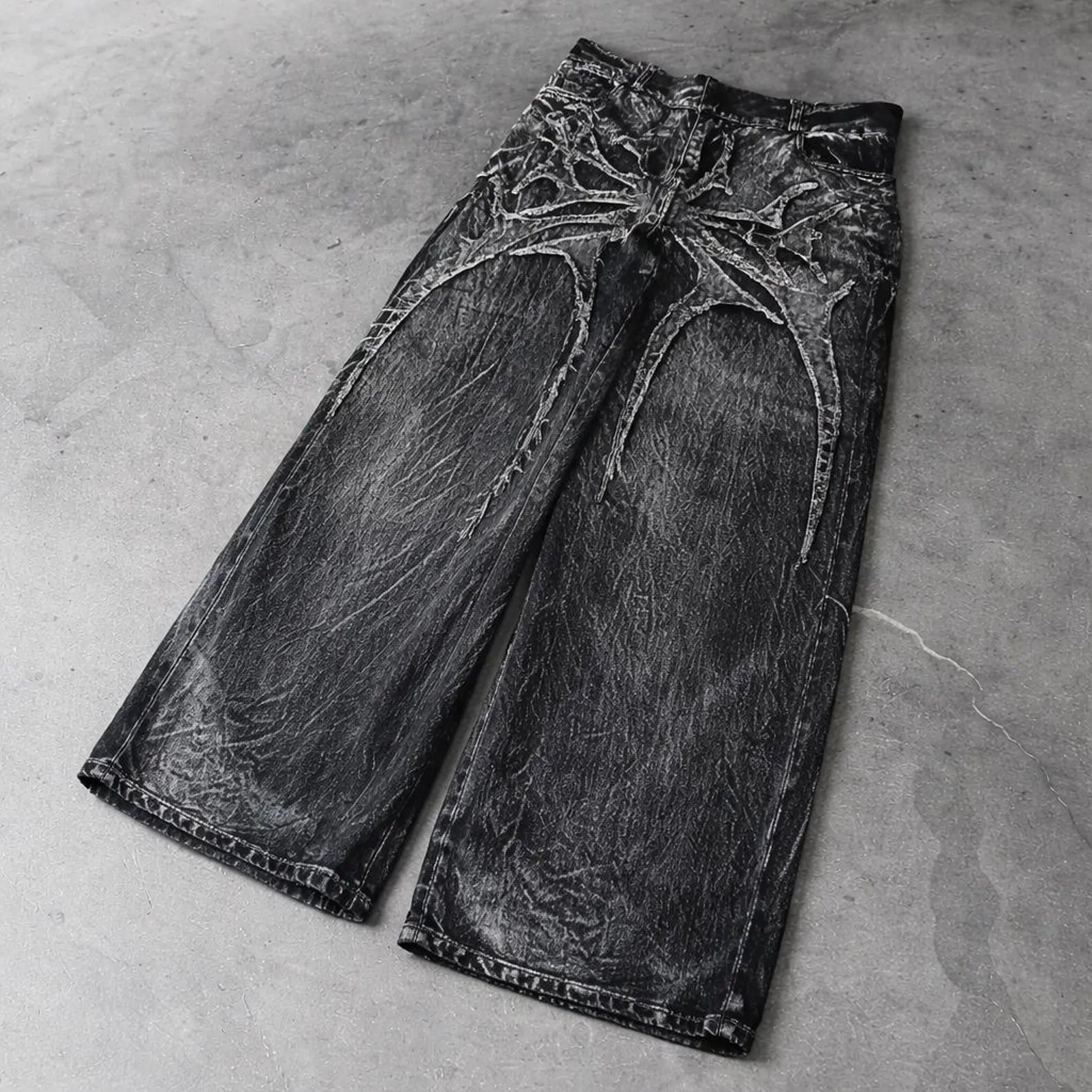 VAULTED — Blade Washed Baggy Denim