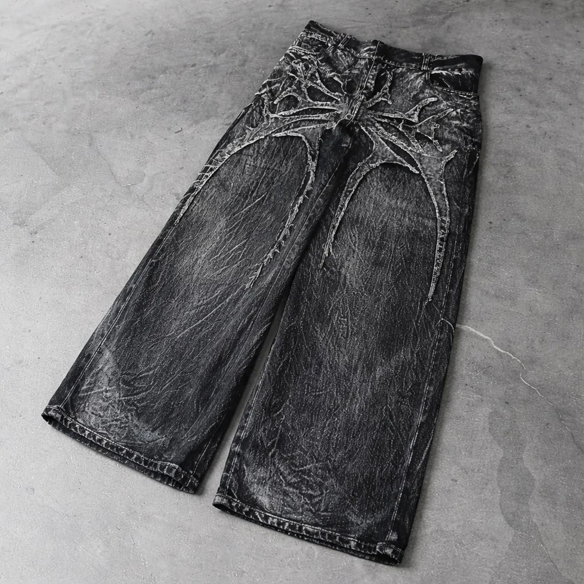 VAULTED — Blade Washed Baggy Denim — VAULTED product image