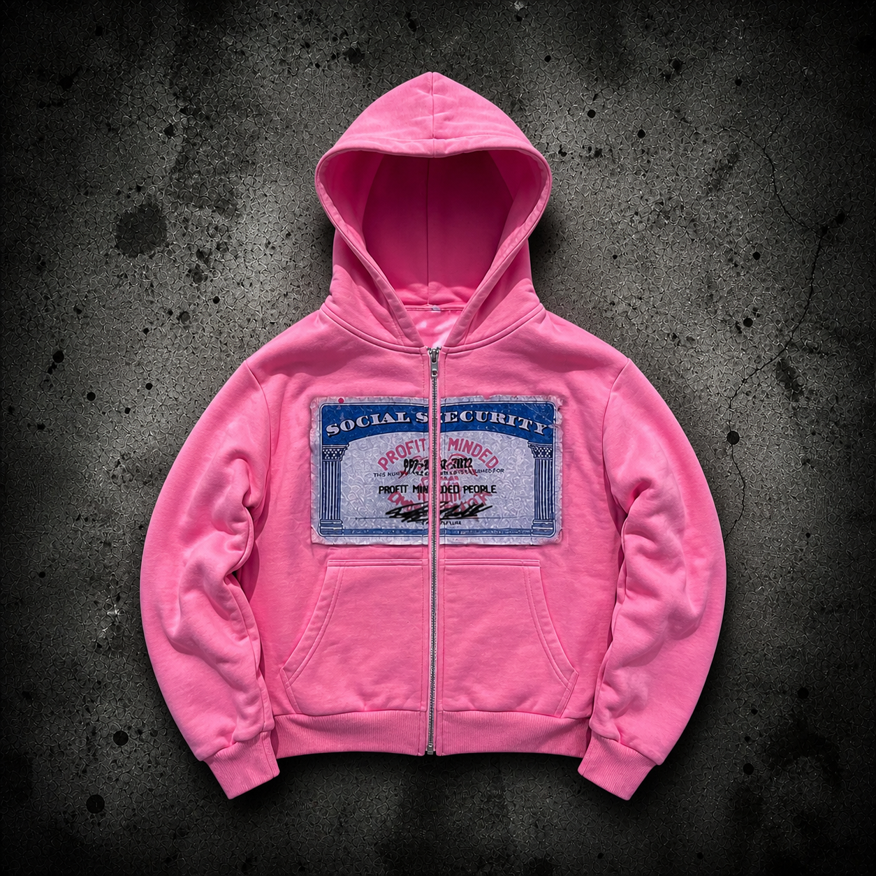 VAULTED – Social Security Zip Hoodie