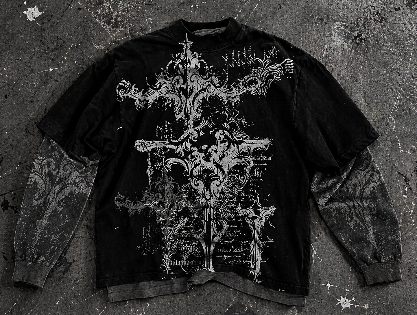 VAULTED – Distressed Layered Tee