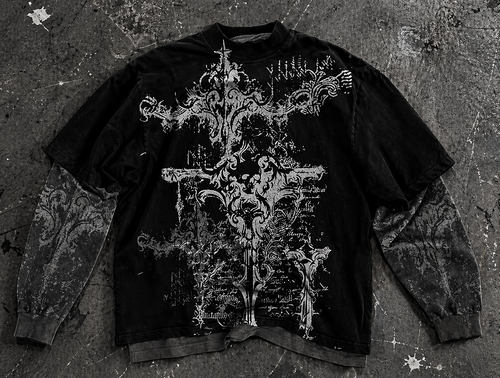 VAULTED – Distressed Layered Tee